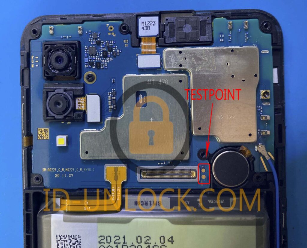 Testpoint Samsung A02 SM-A022