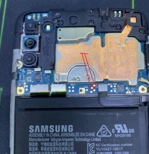 test point samsung a11 sm-a115